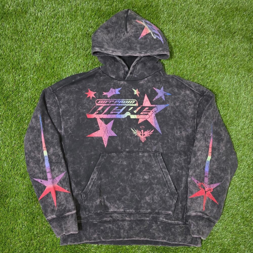 Puma LaMelo Star Vision Hoodie Sweatshirt 632435 01 Black Men's Size Large New